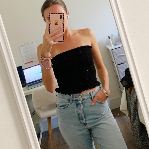 Buzy Collection Black Tube Top - Picture 1 of 2